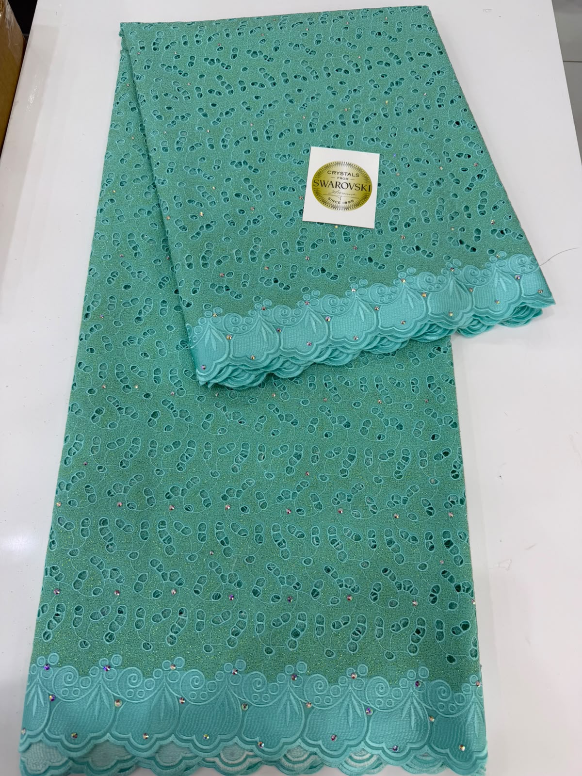 Basin Africain Jaune Soleil avec cristaux Swarovski
