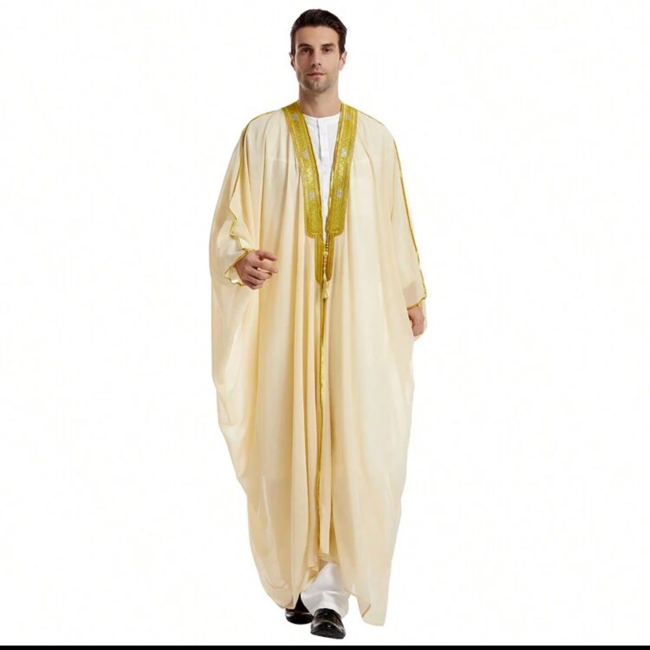Keffieh arabe chèche traditionnel à franges rouge et noir