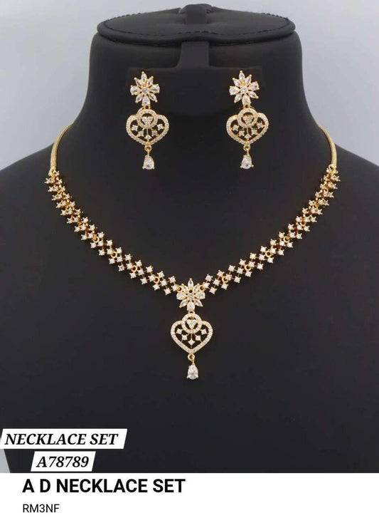 Parure collier argent sterling 925 fleur rubis zircons réf S53568