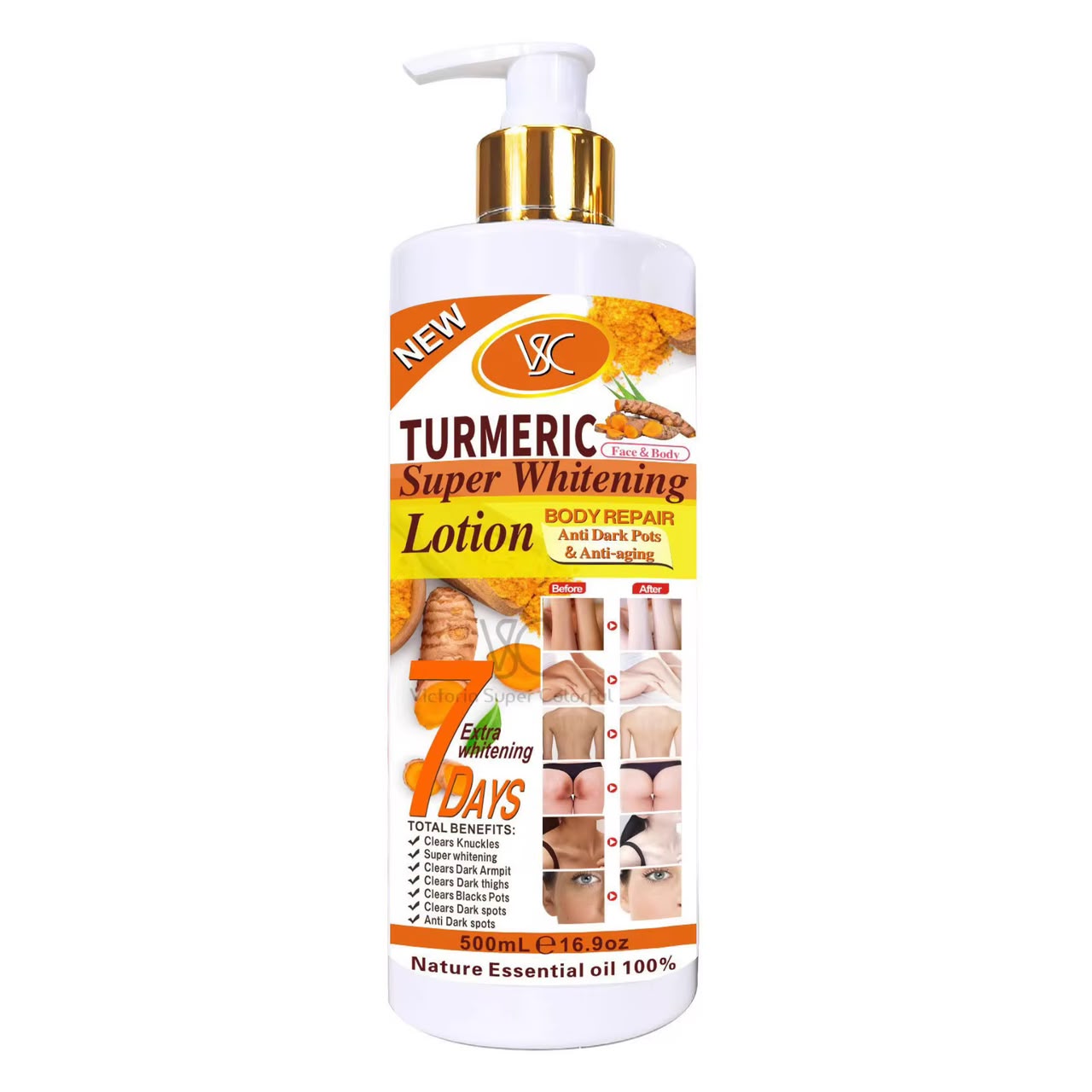 Turmeric Super Whitening Lotion curcuma 500ml