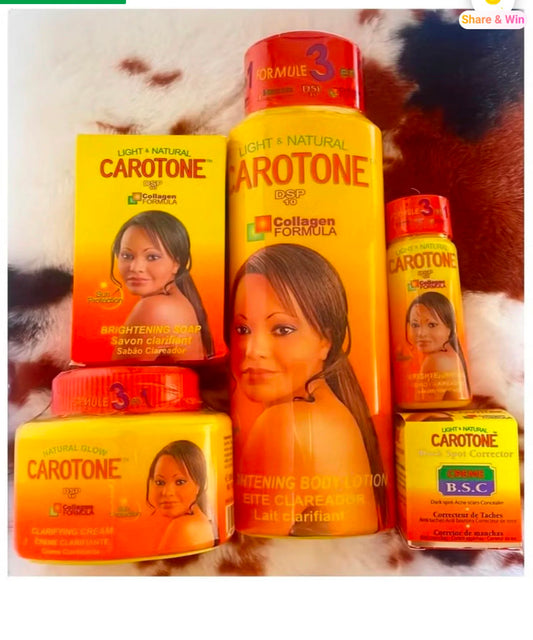 Coffret Carotone Collagen Formula avec soins corps clarifiants