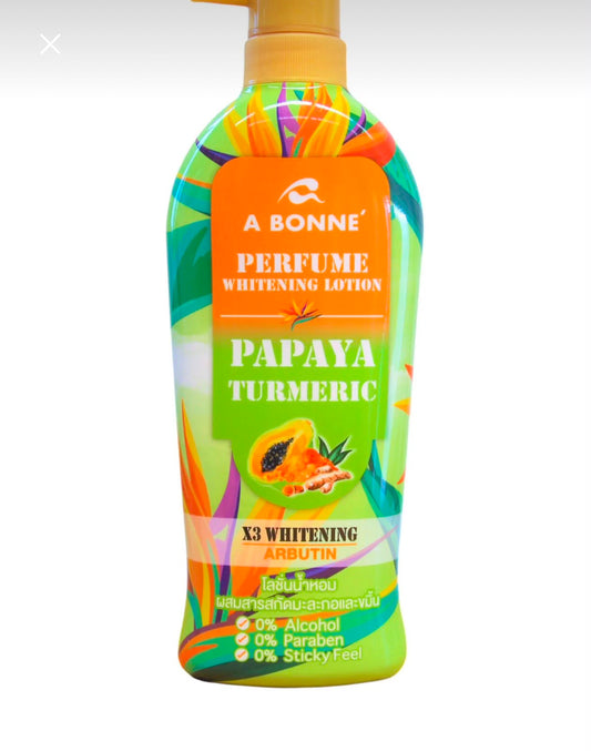 Lotion corporelle A Bonne Papaya Turmeric à la papaye et au curcuma